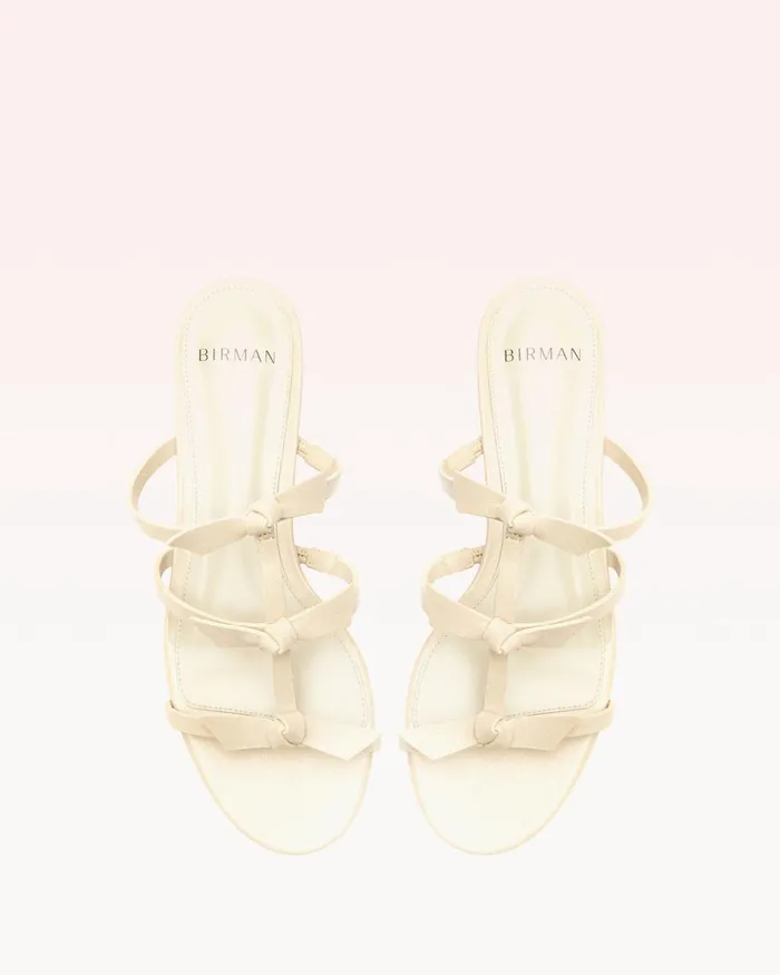 Slim Lolita Slide Chalk Chalk Women Alexandre Birman Flats