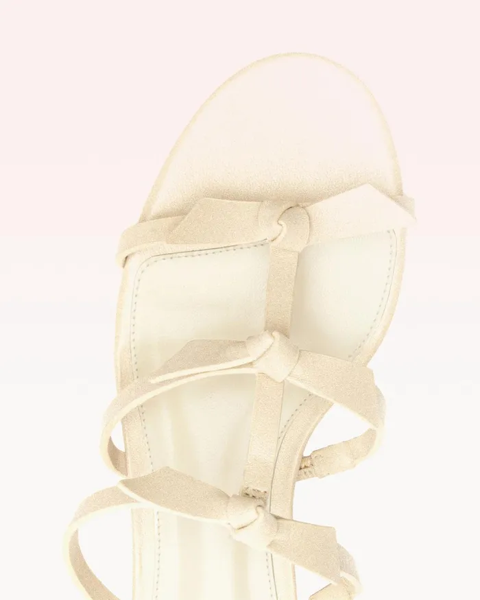 Slim Lolita Slide Chalk Chalk Women Alexandre Birman Flats