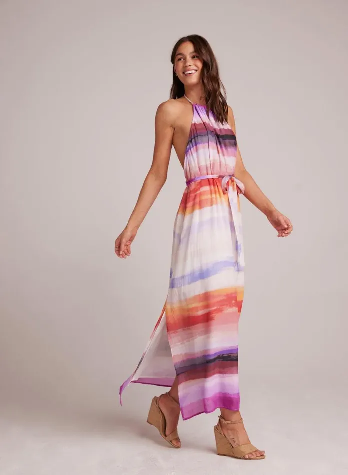 Smocked Waist Halter Midi Dress 8211 Canyon Stripe Print Women Bella Dahl Midi Dresses Smocked Waist Halter Midi Dress 8211 Canyon Stripe Print Women Bella Dahl Midi Dresses