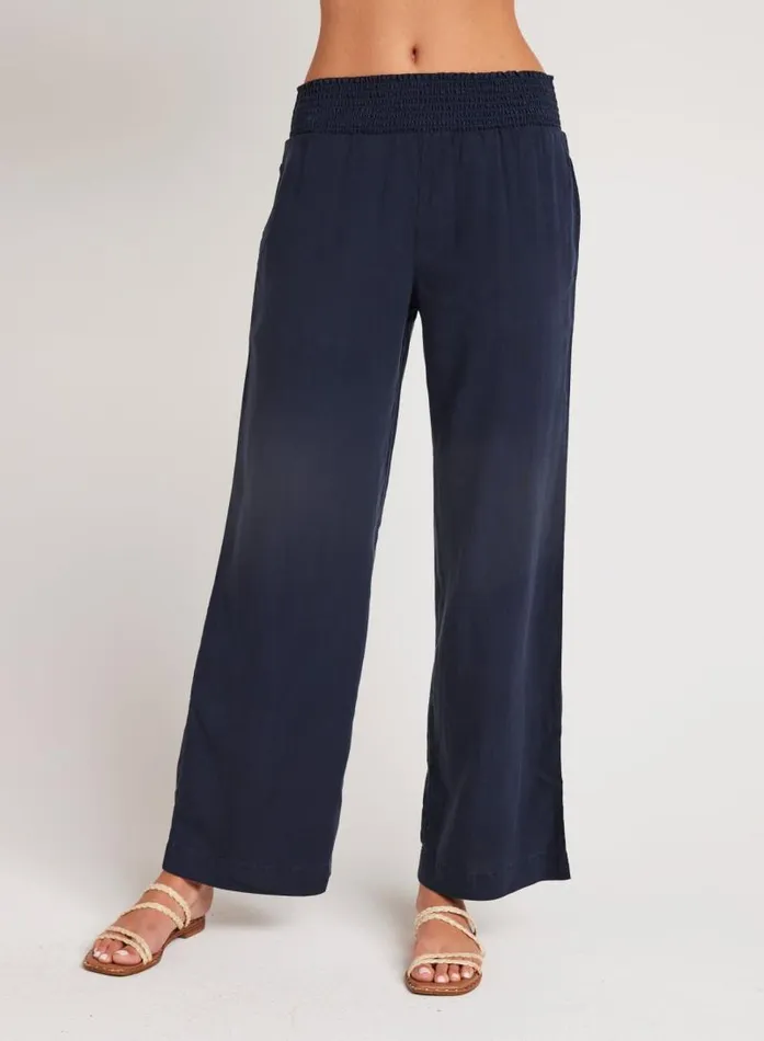 Smocked Waist Wide Leg 8211 Endless Sea Women Bella Dahl Pants Smocked Waist Wide Leg 8211 Endless Sea Women Bella Dahl Pants