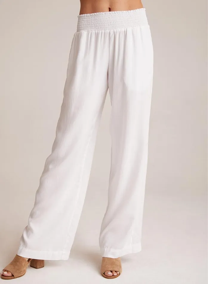Smocked Waist Wide Leg 8211 White Women Bella Dahl Pants Smocked Waist Wide Leg 8211 White Women Bella Dahl Pants