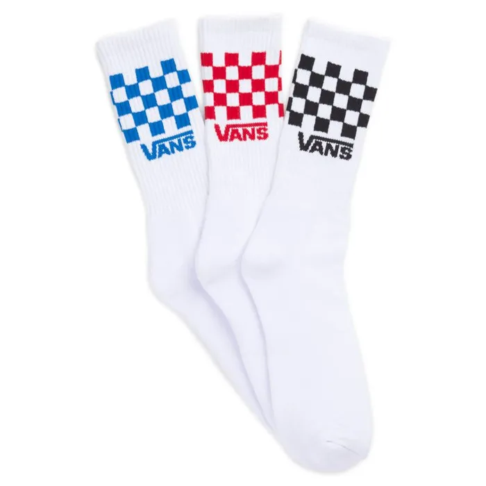 Socks Men Vans Check Crew Socks 3 Pack Assorted