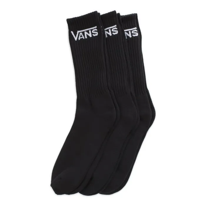 Socks Men Vans Classic Crew Socks 3 Pack Black