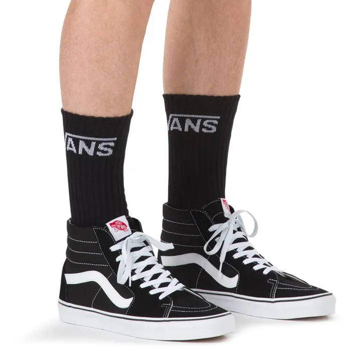 Socks Men Vans Classic Crew Socks 3 Pack Black