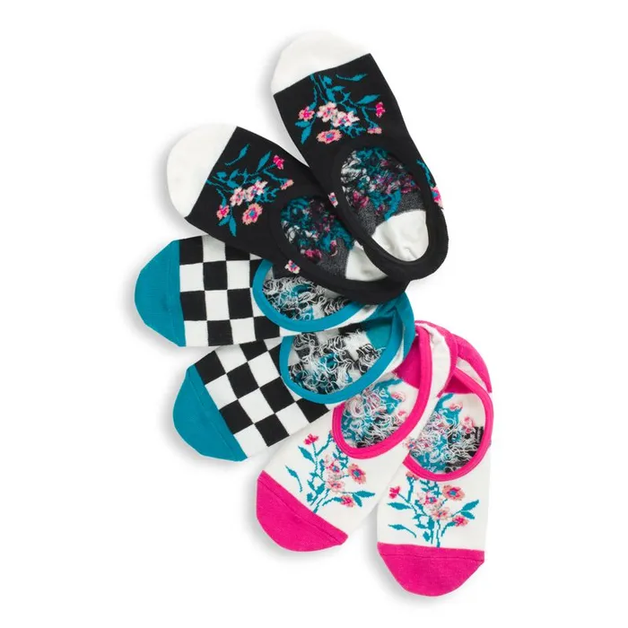 Socks Women Vans Beauty Floral Canoodle 3 Pack Multi