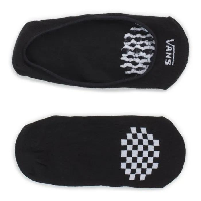 Socks Women Vans Girly No Show Socks 3 Pack Blackwhite