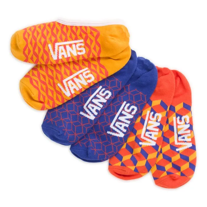 Socks Women Vans Primary Geo Canoodle Socks 3 Pack Multi