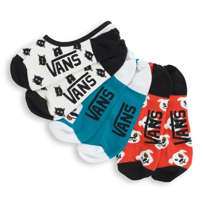 Socks Women Vans Puppy Party Canoodle 3 Pack Multi