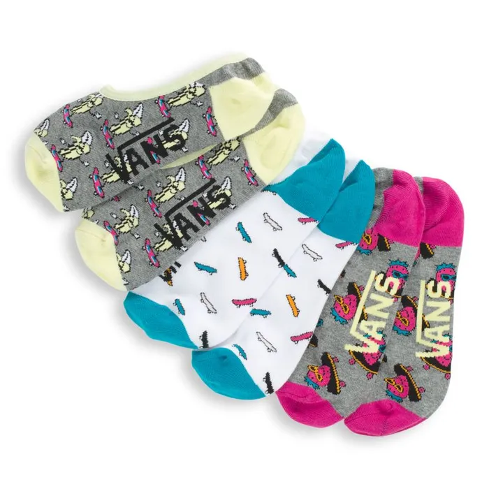 Socks Women Vans Skate Fruit Canoodle 3 Pack Multi