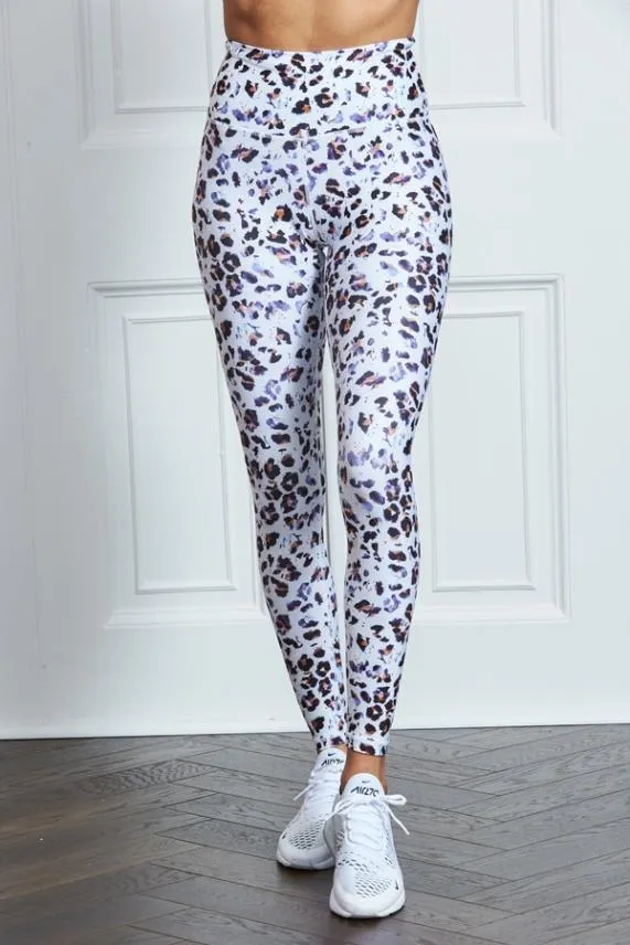 Sosandar Animal Print High Waisted Activewear Leggings Women Activewear
