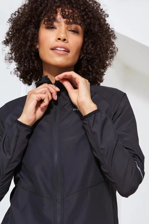 Sosandar Black Motivate Activewear Zip Jacket With Pockets Black Women Activewear