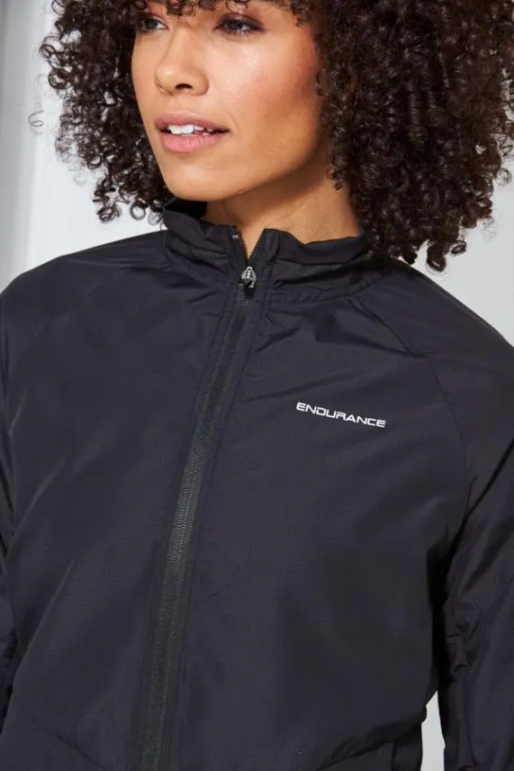 Sosandar Black Motivate Activewear Zip Jacket With Pockets Black Women Activewear