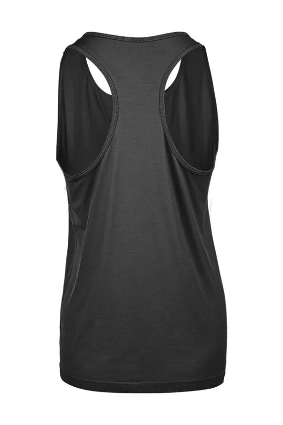 Sosandar Black Racerback Perfect Athleisure Vest Top Black Women Loungewear