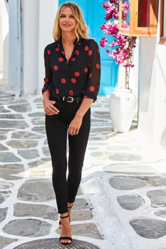 Sosandar Black Sculpting Skinny Jeans Black Women Jeans and Jeggings