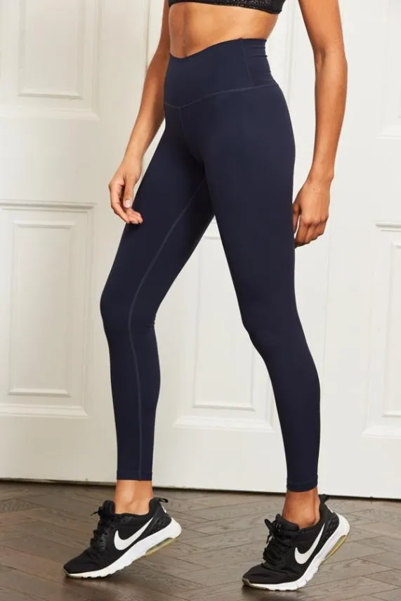 Sosandar Dark Sapphire High Waisted Perfect Body Sculpting Activewear Leggings Women Activewear Sosandar Dark Sapphire High Waisted Perfect Body Sculpting Activewear Leggings Women Activewear