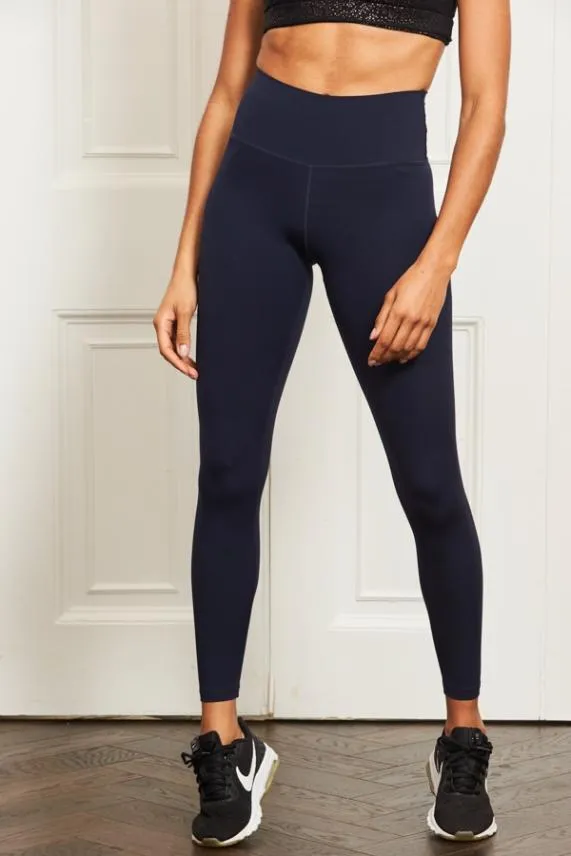 Sosandar Dark Sapphire High Waisted Perfect Body Sculpting Activewear Leggings Women Activewear