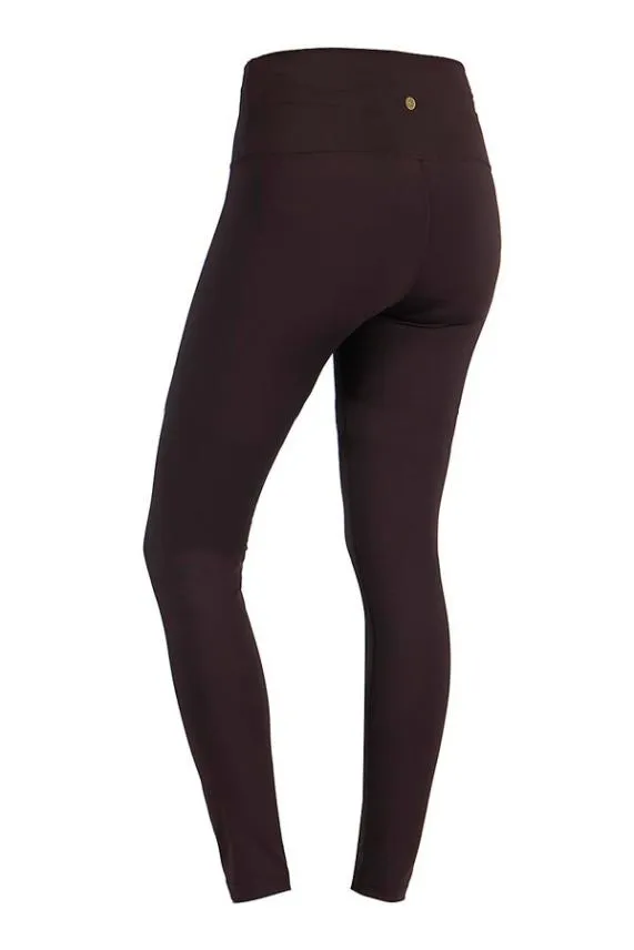 Sosandar Deep Plum High Waisted Perfect Body Sculpting Activewear Leggings Women Activewear
