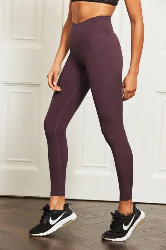Sosandar Grape High Waisted Perfect Body Sculpting Activewear Leggings Women Activewear Sosandar Grape High Waisted Perfect Body Sculpting Activewear Leggings Women Activewear