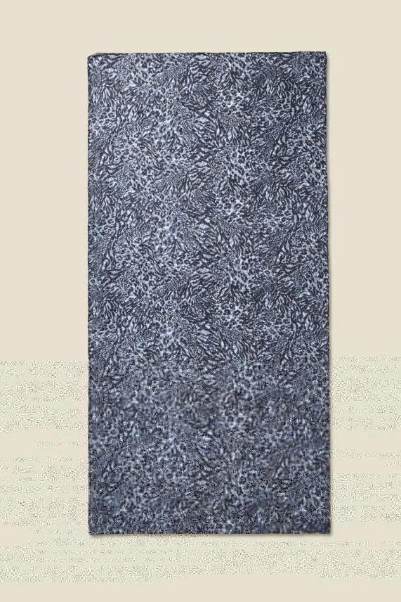 Sosandar Grey Animal Print Scarf Grey Women Hats Scarves and Gloves