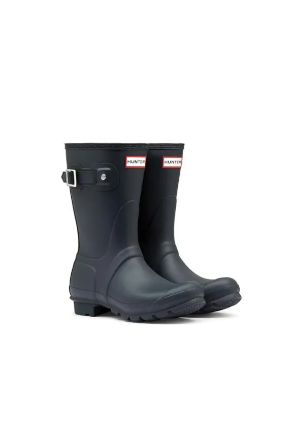 Sosandar Hunter Original Navy Short Wellington Boots Navy Women Boots