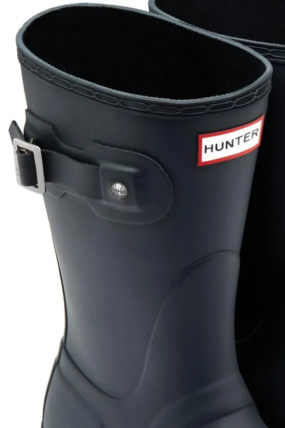 Sosandar Hunter Original Navy Short Wellington Boots Navy Women Boots