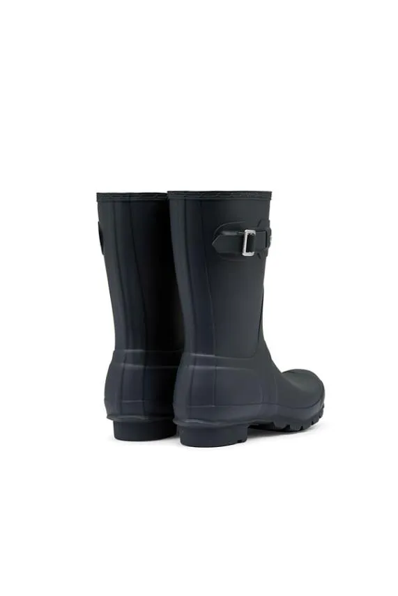 Sosandar Hunter Original Navy Short Wellington Boots Navy Women Boots
