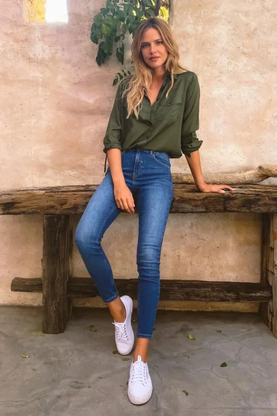Sosandar Indigo Blue Perfect Skinny Jeans Indigo Blue Women Jeans and Jeggings Sosandar Indigo Blue Perfect Skinny Jeans Indigo Blue Women Jeans and Jeggings