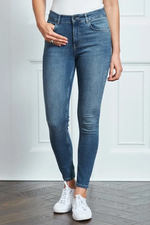Sosandar Indigo Blue Perfect Skinny Jeans Indigo Blue Women Jeans and Jeggings