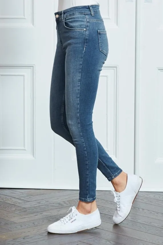Sosandar Indigo Blue Perfect Skinny Jeans Indigo Blue Women Jeans and Jeggings