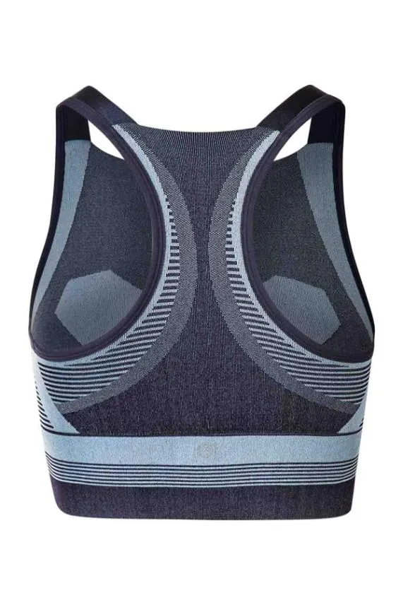 Sosandar Indigo Blue UltraSculpt Racerback Sports Bra Indigo Blue Women Activewear