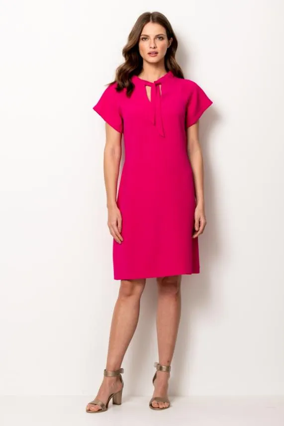 Sosandar Pink Sascha Shift Dress Women Dresses