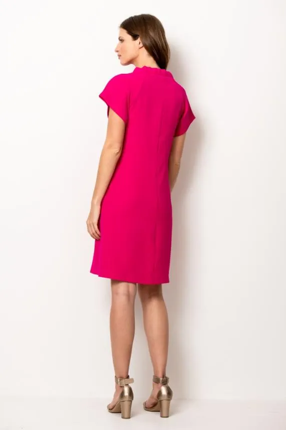 Sosandar Pink Sascha Shift Dress Women Dresses