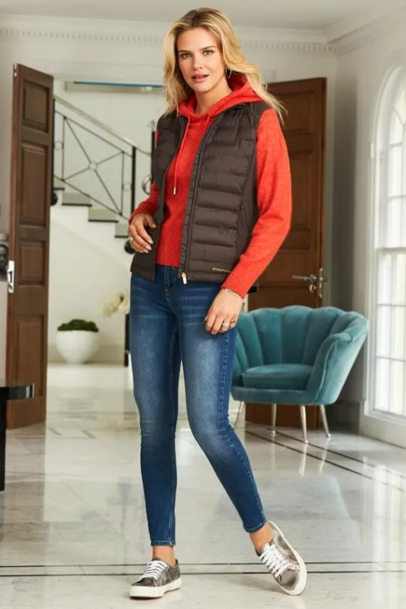 Sosandar Red Super Soft Knitted Hooded Top Red Women Loungewear
