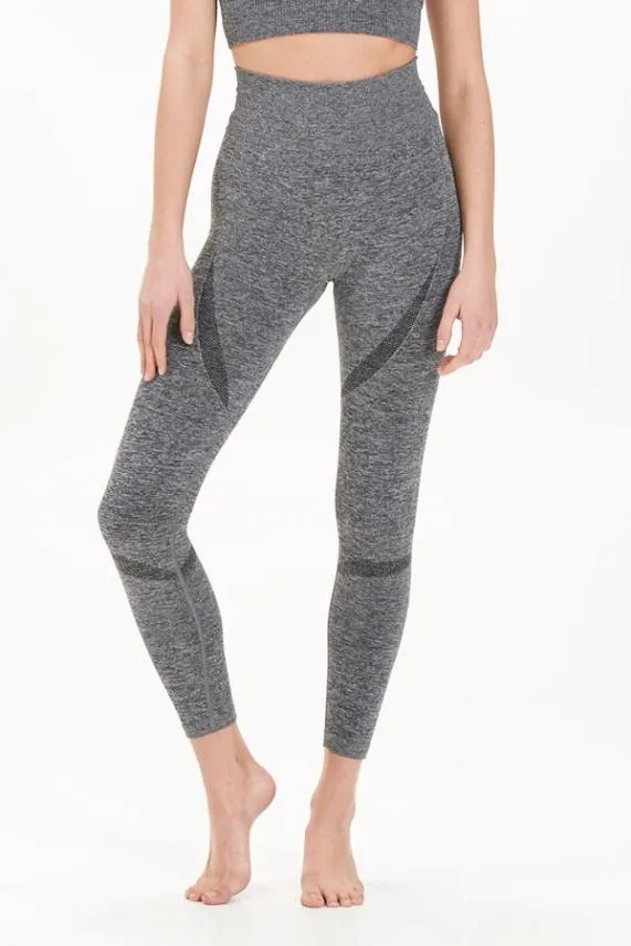 Sosandar Sofia Grey Marl Seamless High Waisted Shaper Leggings Grey Women Activewear Sosandar Sofia Grey Marl Seamless High Waisted Shaper Leggings Grey Women Activewear