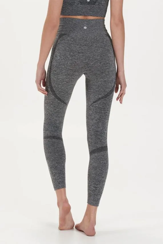Sosandar Sofia Grey Marl Seamless High Waisted Shaper Leggings Grey Women Activewear