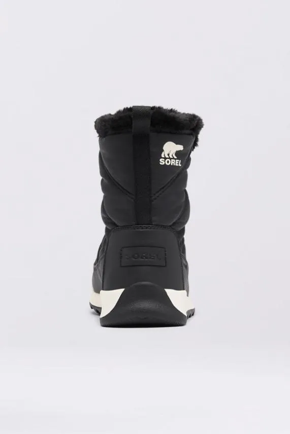 Sosandar Sorel Black Fleece Lined Lace Up Hiker Boot Black Women Boots