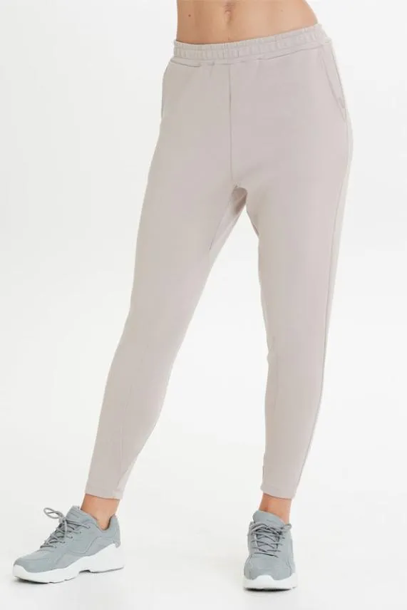 Sosandar Stone Super Slim RestDay Joggers With Pockets Women Loungewear