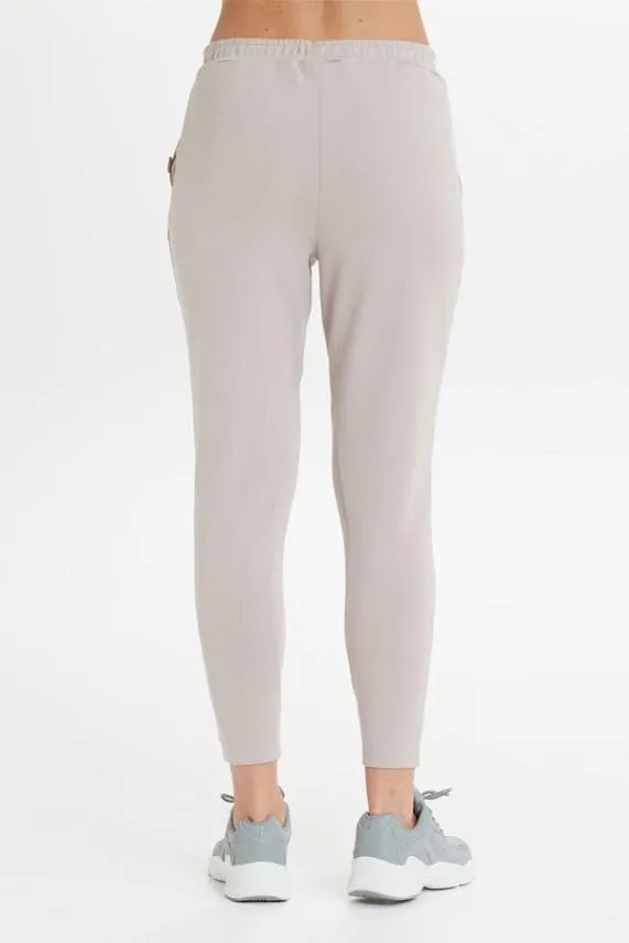 Sosandar Stone Super Slim RestDay Joggers With Pockets Women Loungewear