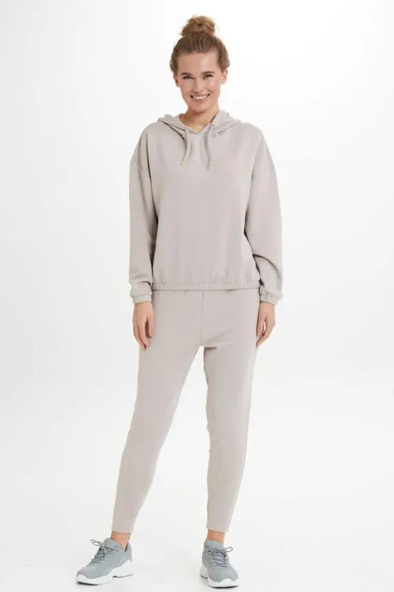 Sosandar Stone Super Slim RestDay Joggers With Pockets Women Loungewear