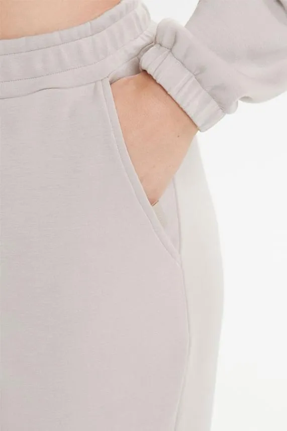 Sosandar Stone Super Slim RestDay Joggers With Pockets Women Loungewear