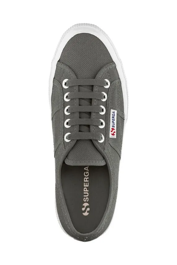 Sosandar Superga 2750 Classic Grey Canvas Trainers Grey Women Trainers 8211 Superga and Victoria
