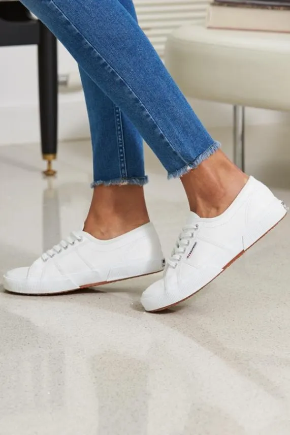 Sosandar Superga 2750 Cotu Classic White Canvas Trainers White Women Trainers 8211 Superga and Victoria