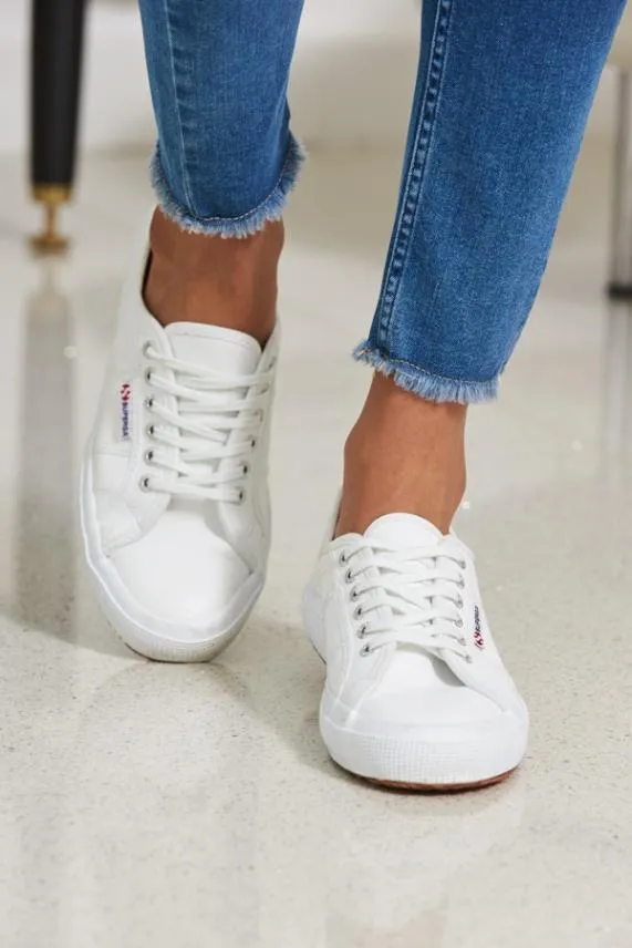 Sosandar Superga 2750 Cotu Classic White Canvas Trainers White Women Trainers 8211 Superga and Victoria