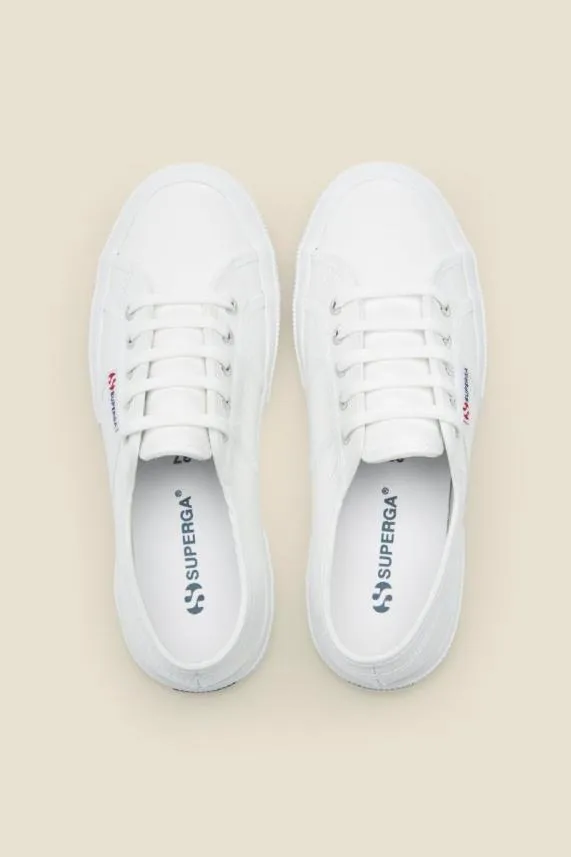 Sosandar Superga 2750 Cotu Classic White Canvas Trainers White Women Trainers 8211 Superga and Victoria