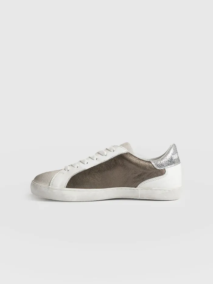 Spitalfields Sneaker 8211 Metallic Gold Metallic Gold Women Saint And Sofia All Sneakers