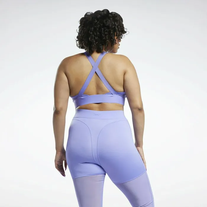 Sports Bras Womens Reebok Cardi B Bralette Plus Size Hyper Purple