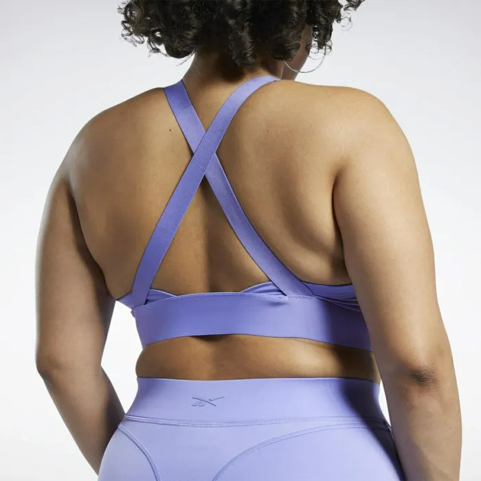 Sports Bras Womens Reebok Cardi B Bralette Plus Size Hyper Purple