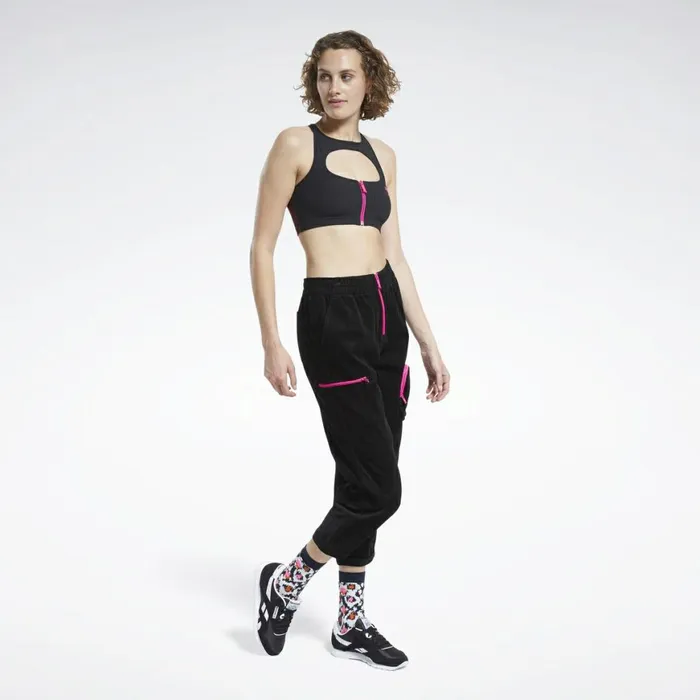 Sports Bras Womens Reebok Classics Fashion LowImpact Bra Black