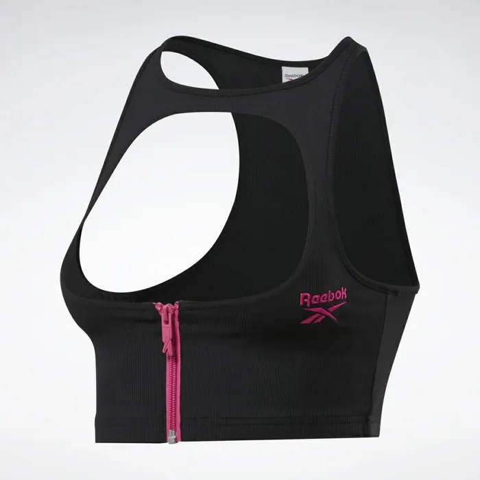 Sports Bras Womens Reebok Classics Fashion LowImpact Bra Black