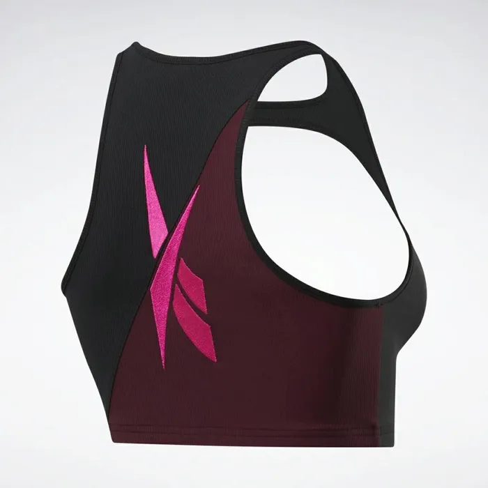 Sports Bras Womens Reebok Classics Fashion LowImpact Bra Black